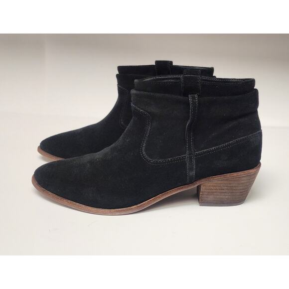 Joie Ajax Black Suede Leather Booties Boots Women's Size US 10/41 - Picture 9 of 13